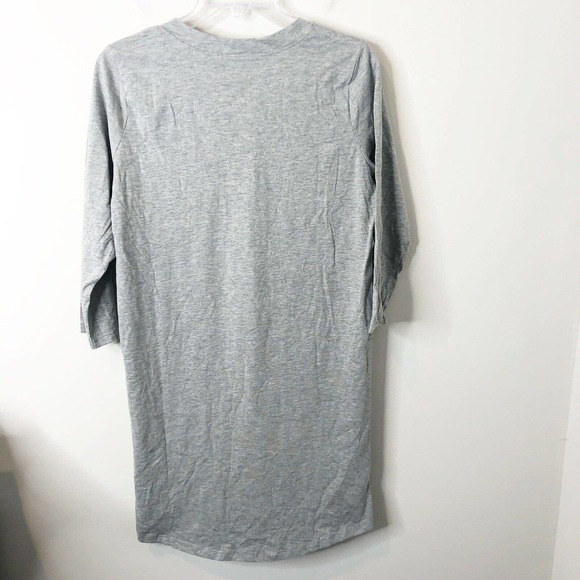 Rene Rofe NWT Women's Gray 3/4 Sleeve Smitten Kitten Nightgown Size Medium - Picture 6 of 7